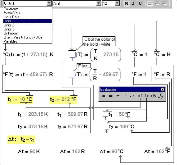 Work with degrees Celsius and Fahrenheit